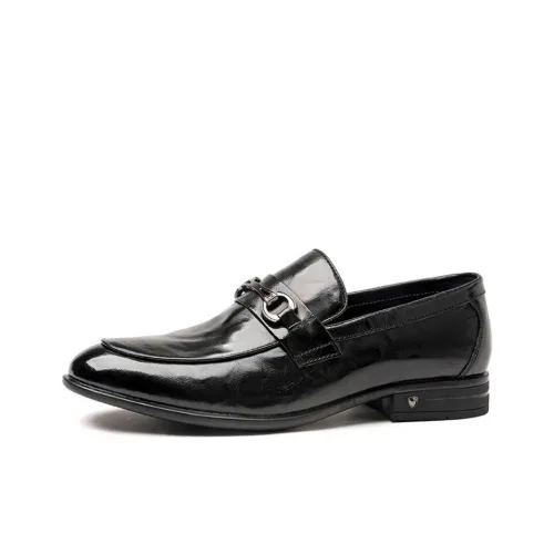 Spider King Dress Shoes Men Low-Top Black