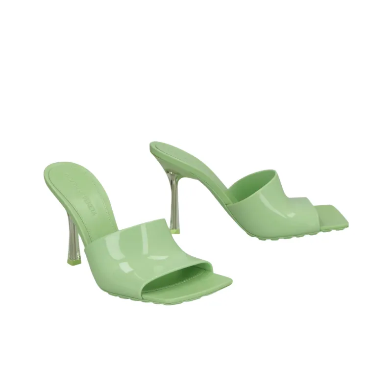 Bottega Veneta Transparent-Strap Heel Sandals Women's-2