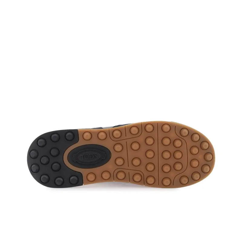 TOD'S Cassetta Leather Panelled Sneakers-4