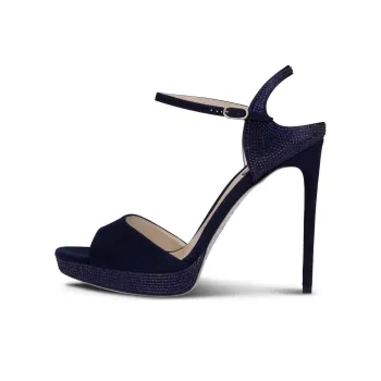 RENE CAOVILLA One Strap Sandals Women's Blue