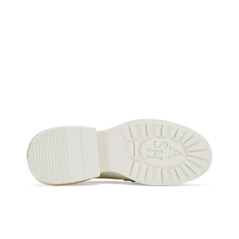 ASH Loafers Women's Low-Top Gray White-3