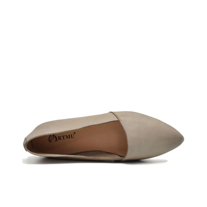 ARTMU Women's Casual Shoes Women's Low Top Black/Red/Light Apricot-12