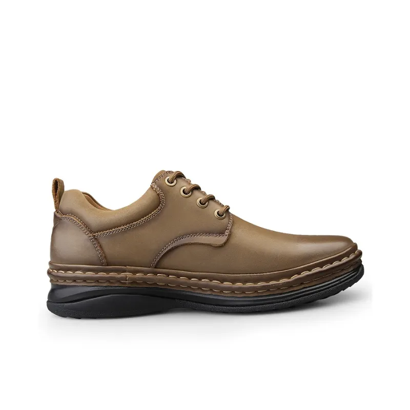 BECK Dress Shoes Men High Top Khaki-2