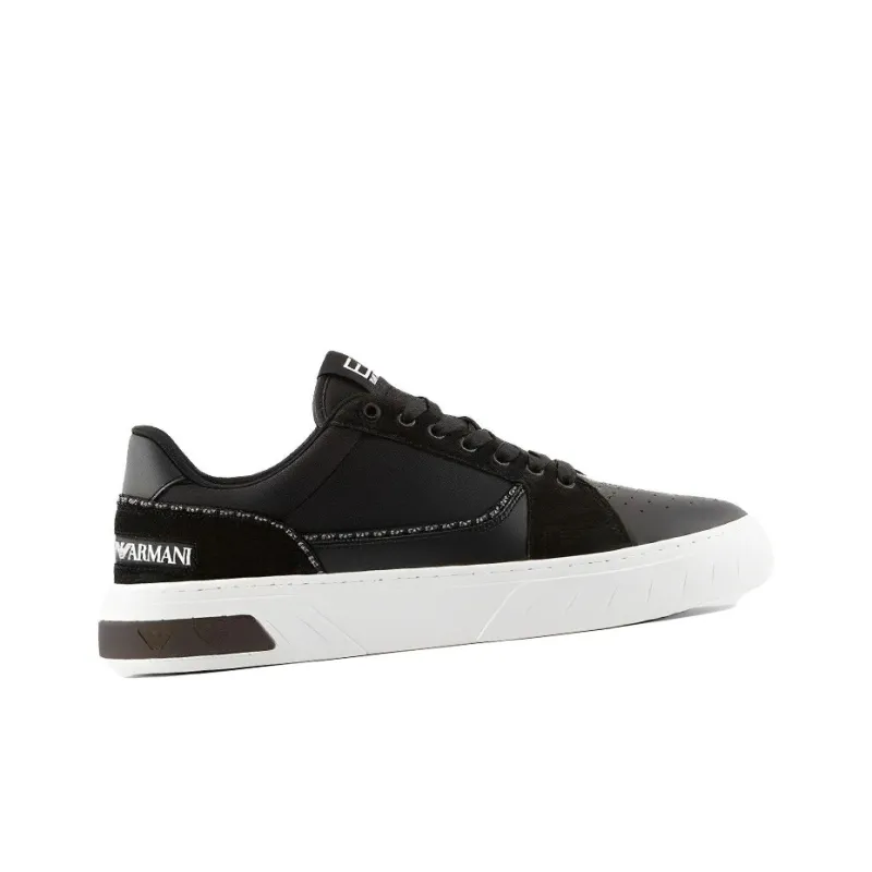 Ea7 EMPORIO ARMANI Lace-up Leather Sneakers-1
