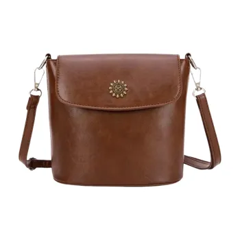 Carksky PU Shoulder Bag Crossbody Bag Women's Brown