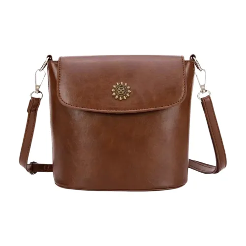 Carksky PU Shoulder Bag Crossbody Bag Women's Brown