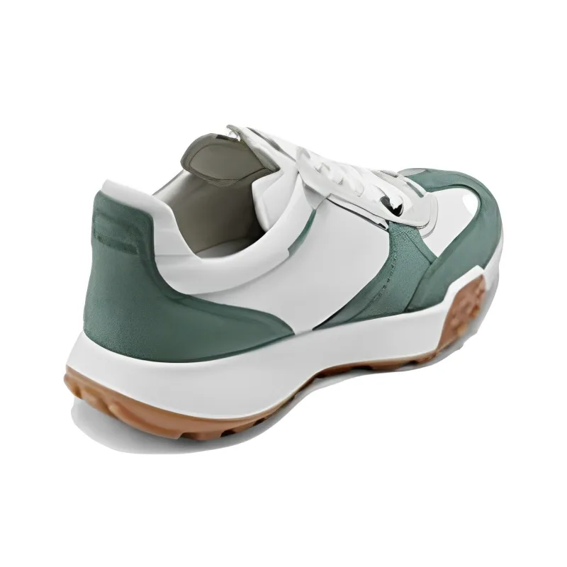 Ecco Slip Resistant Low Top Sports Casual Shoes Men's Frost Green-2