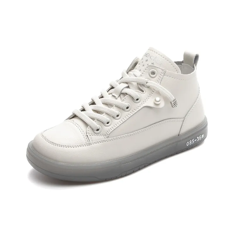 Medd Lightweight Wear-Resistant And Slip-Resistant High-Top Casual Shoes Women's-5