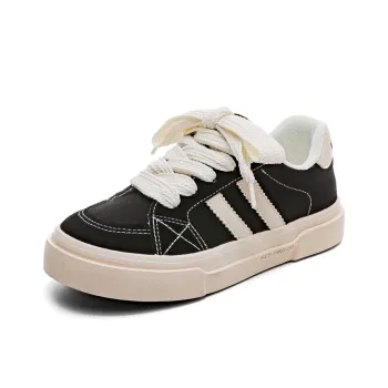 YOBN SMILE Anti Slip Wear Resistant Low Top Skateboard Shoes Women's