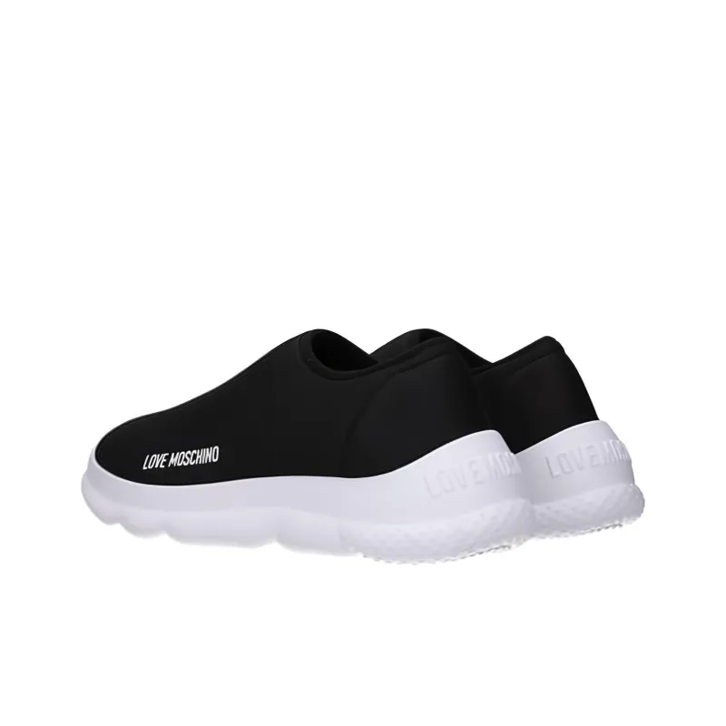 LOVE MOSCHINO Wear Resistant Low Top Sports Casual Shoes Women's Black-3
