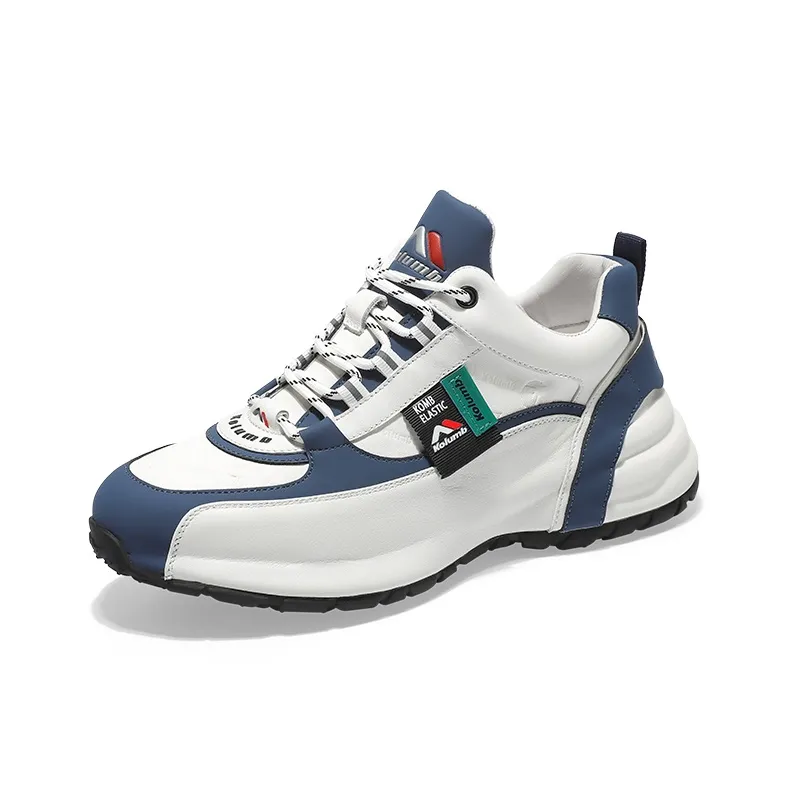 Kolumb Cushioning Low Top Outdoor Shoes Men's White Blue-0