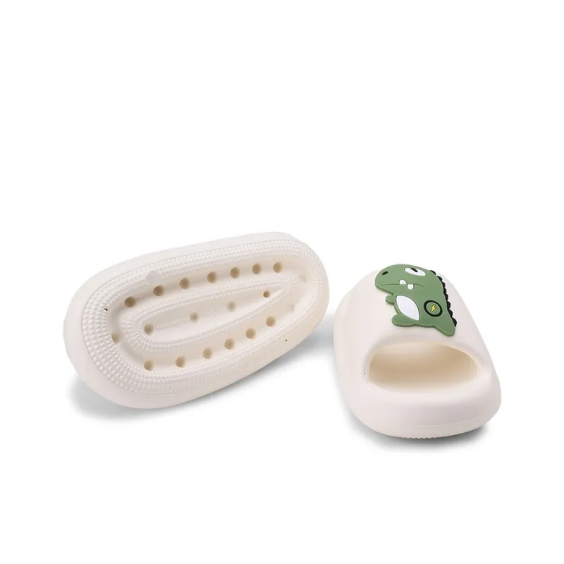 XMISTUO Slide Slippers Unisex White/Black-5