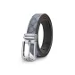 Gray Strap with Silver Buckle