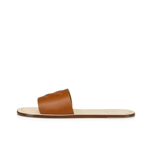 Christian Louboutin Slide Slippers Men Brown