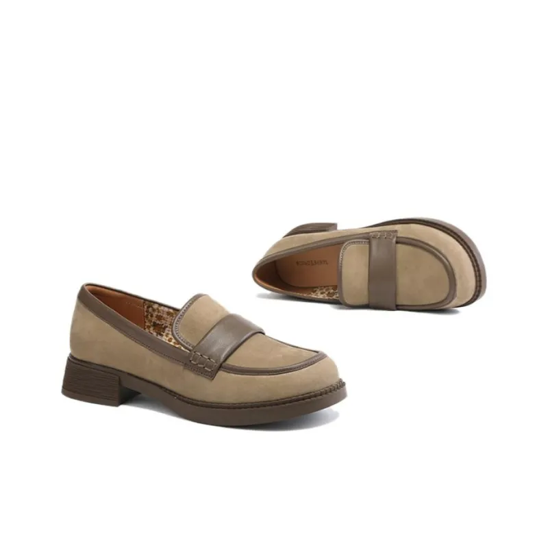 FOND&BERYL Loafers Women's Camel/Ecru-1