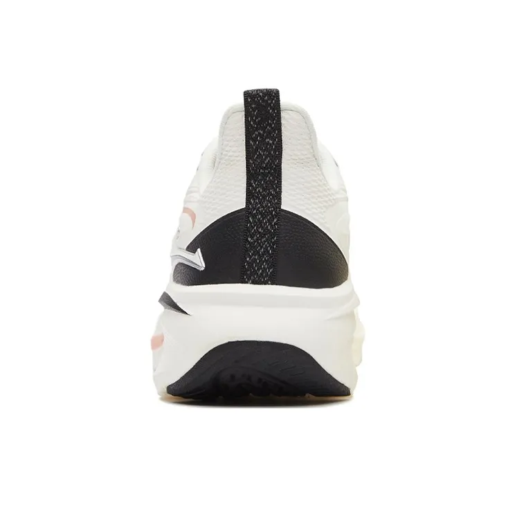 Erke Shock Absorbers With Slip Resistant And Abrasion Resistant Properties Low Top Running Shoes Men's White Orange-4