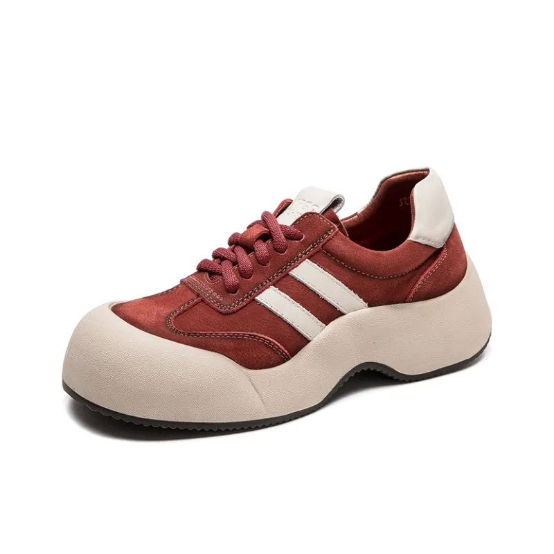 Yao Qia Height Increasing Lightweight Low Top Skateboard Shoes 4.5cm Women's-1