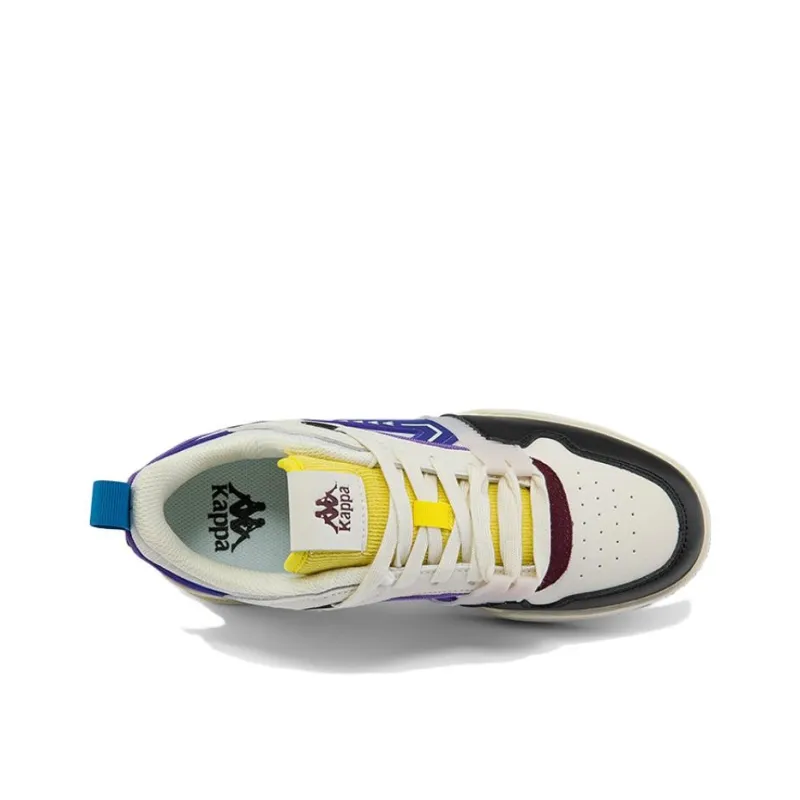 Kappa Skateboard Shoes Unisex Low-Top Black/Moon Gray/Purple-1