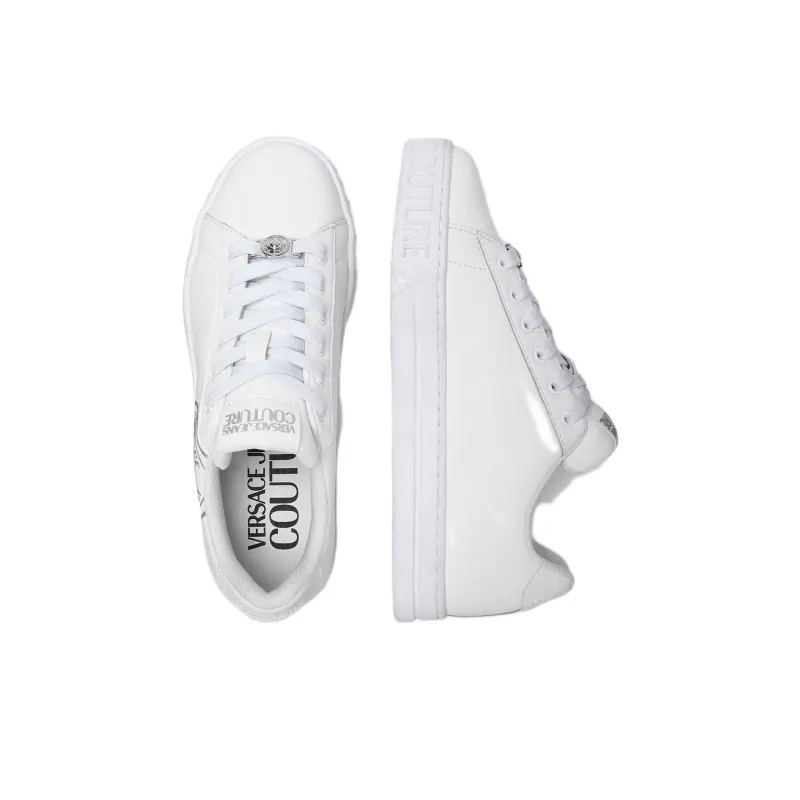 VERSACE JEANS Stylish Skateboarding Shoes Women's White-3