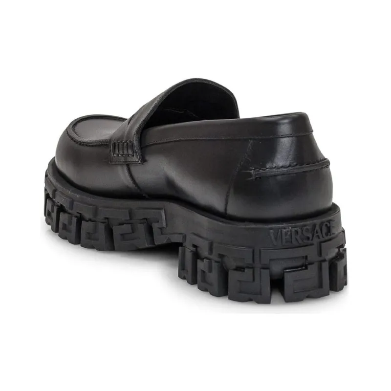 VERSACE Greca Portico Loafers-3