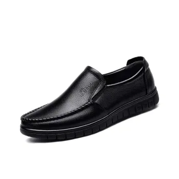 MODENGPAN Men's Casual Shoes Men Low Top Black/Brown/Yellow