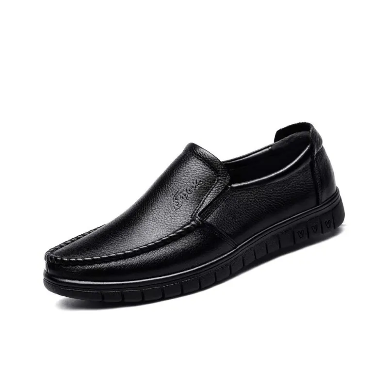 MODENGPAN Men's Casual Shoes Men Low Top Black/Brown/Yellow-0