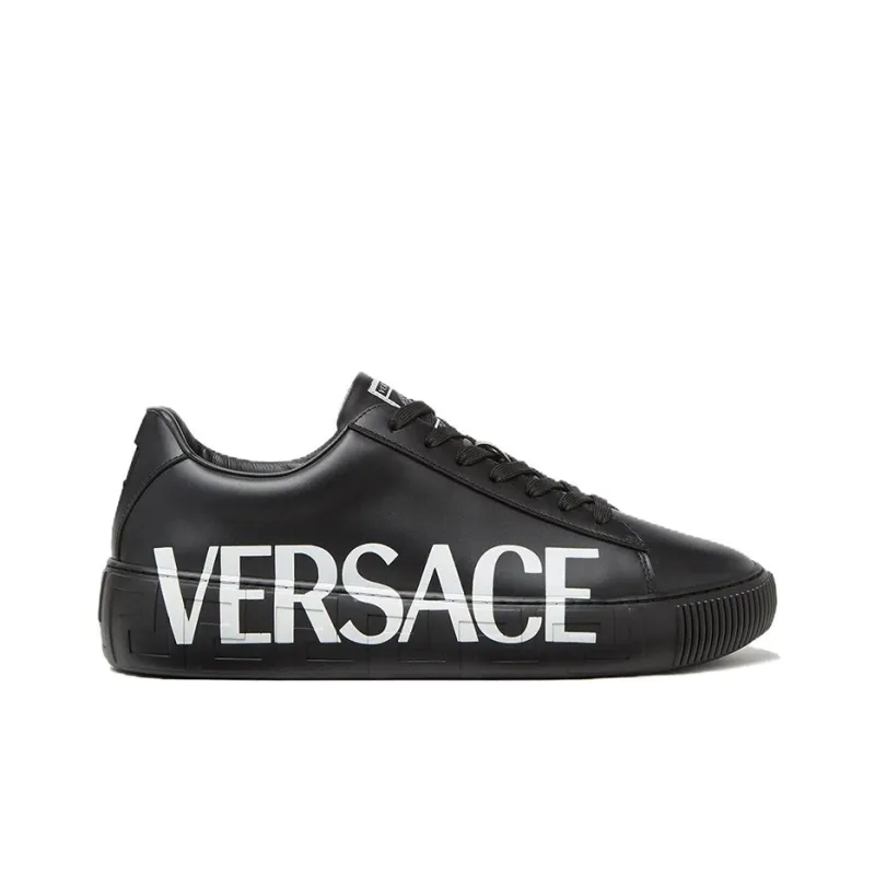VERSACE Medusa Greca Low Black Black White-1