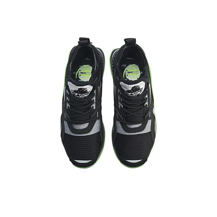 LiNing Mid Top Casual Shoes Men's Black-2