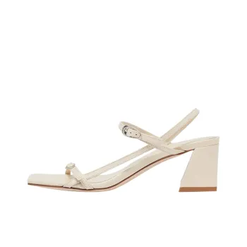 Aeyde Franzi 75mm Leather Slingback Sandals