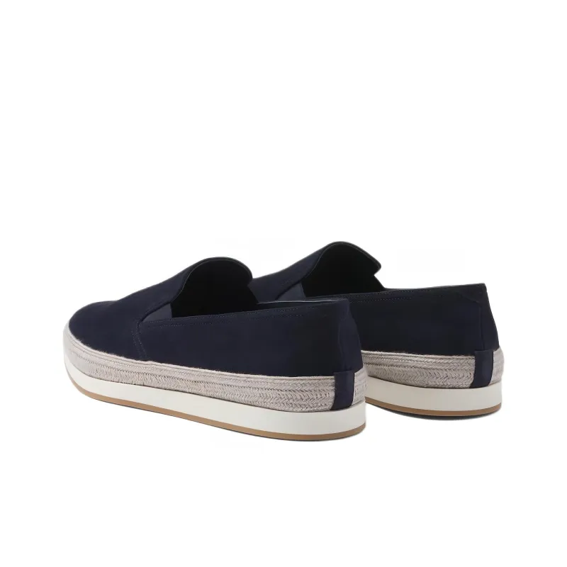PRADA Almond-toe Suede Espadrilles-3