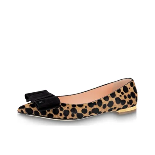LOUIS VUITTON Blossom Casual Single Shoes Women's Brown