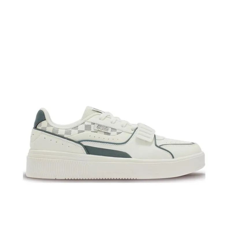 361° Anti-Slip And Wear-Resistant Lightweight Low-Top Skateboard Shoes Men's White Gray-1