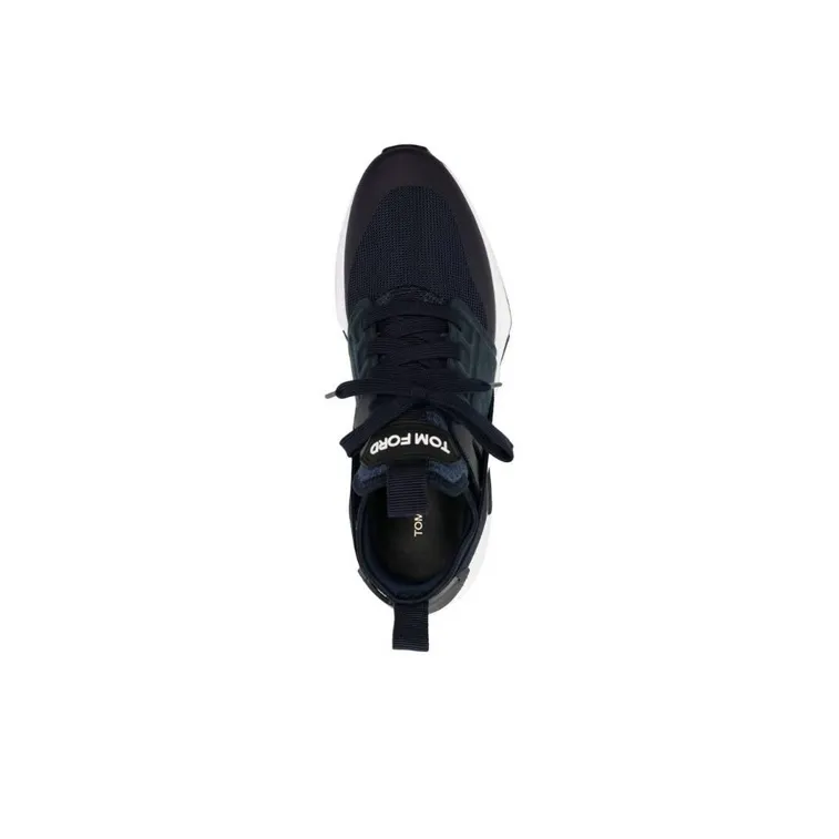 TOM FORD Cushioning Low-Top Sports Casual Shoes Men's White-4