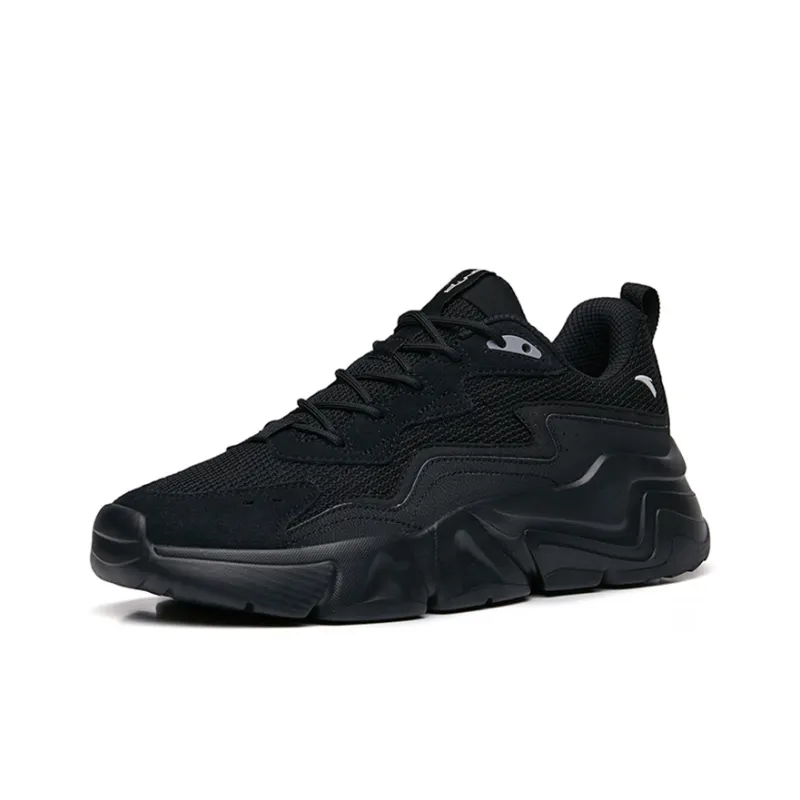 Anta Low-Top Sports Casual Shoes Men's Black Silver-1