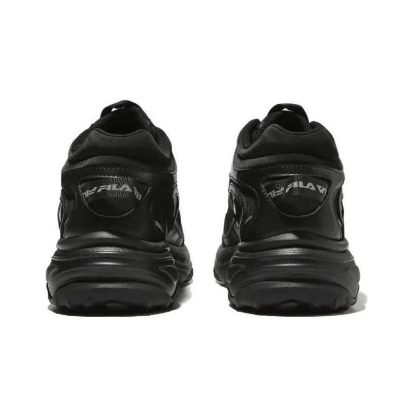 FILA Explorer Rock Blunt Cushioning Anti-Slip And Wear-Resistant Low-Top Casual Shoes Unisex Black Korean Style-4