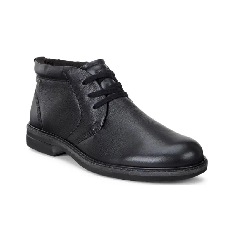 Ecco Dress Shoes Men Mid Top Black-2