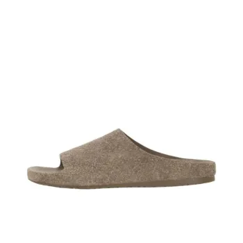LOEWE Lago Brushed Suede Slides