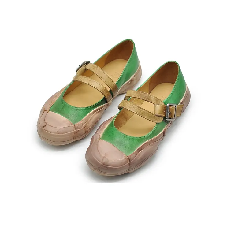 ARTMU Women's Casual Shoes Women's Low Top Green-3