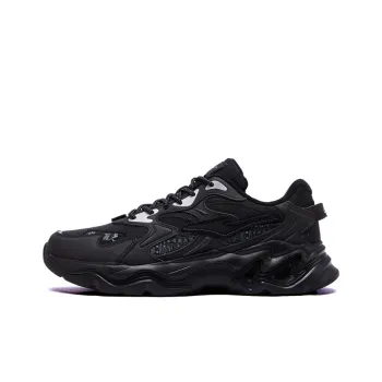 Erke Casual Shoes Men Low Top Jet Black/Deep Cool Gray