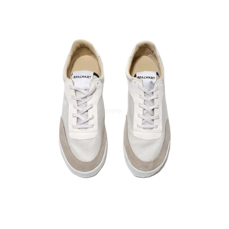 SPALWART Wear Resistant Low Top Casual Shoes Unisex Gray White-3