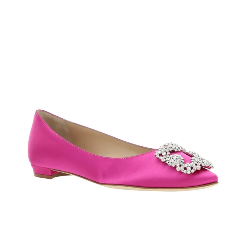 MANOLO BLAHNIK Casual Single Shoes Women's Pink-2