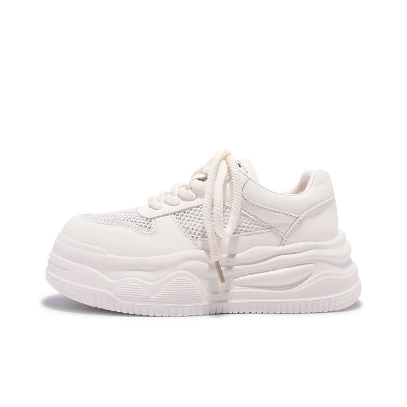 Miss Zhang Low-Top Skateboard Shoes Women's Beige-19