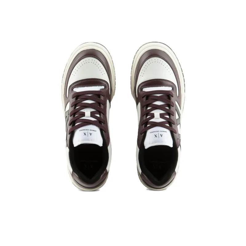 ARMANI EXCHANGEAE Low Top Skateboard Shoes Men's Purple-3