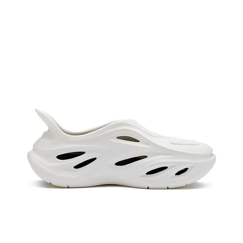 361° Whale Clogs Unisex White Black-1