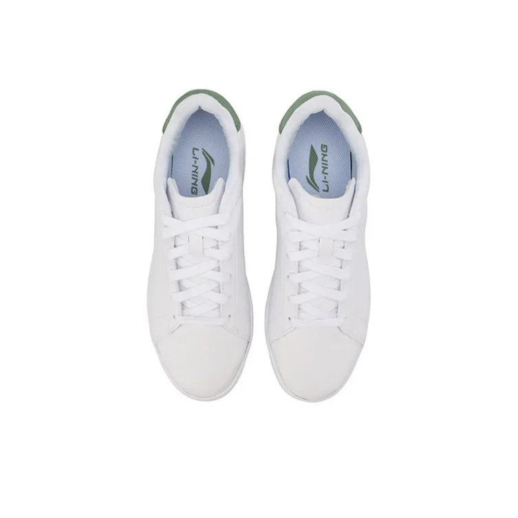 LINING Eternity Skateboard Shoes Men Low-Top White/Green-3