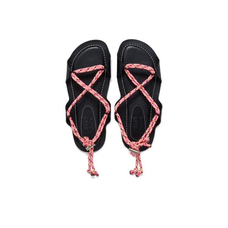 No Vacancy Inn x MARNI Strap Sandals Women's Black-3
