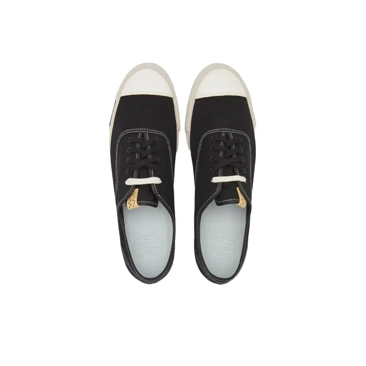 Visvim Logan Deck Lo Canvas 'Black'-2