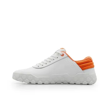 CAT Cushioning Anti Slip And Wear Resistant Low Top Outdoor Shoes Unisex White Orange