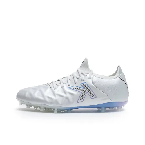 KELME MG Rubber Short Studs Anti Slip Wear Resistant Soccer Shoes Unisex White Blue