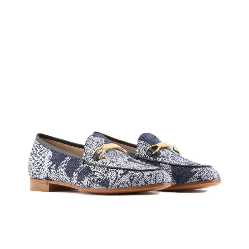 EMPORIO ARMANI Loafers Women's White Blue-1